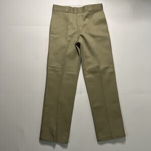 Dickies Pants Mens 34x32 Tan Khaki 874 Original Fit Work Pants Skater Grunge